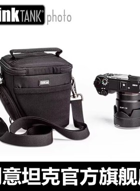 thinkTank创意坦克858三角摄影包微单反一机一镜相机包斜挎单肩包