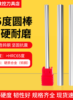 德国PTHK进口钨钢圆棒 高硬刀棒 刀条 车刀棒 刀具 合金65度圆棒