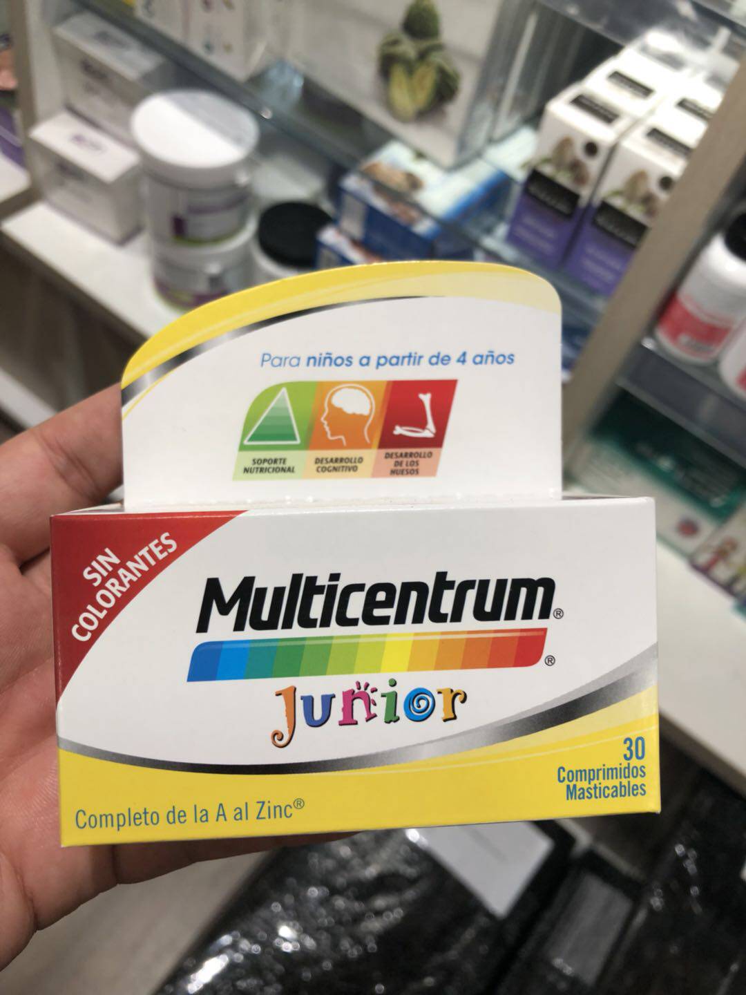 旺购上品 西班牙代购 multicentrum儿童复合维生素咀嚼片善存30粒