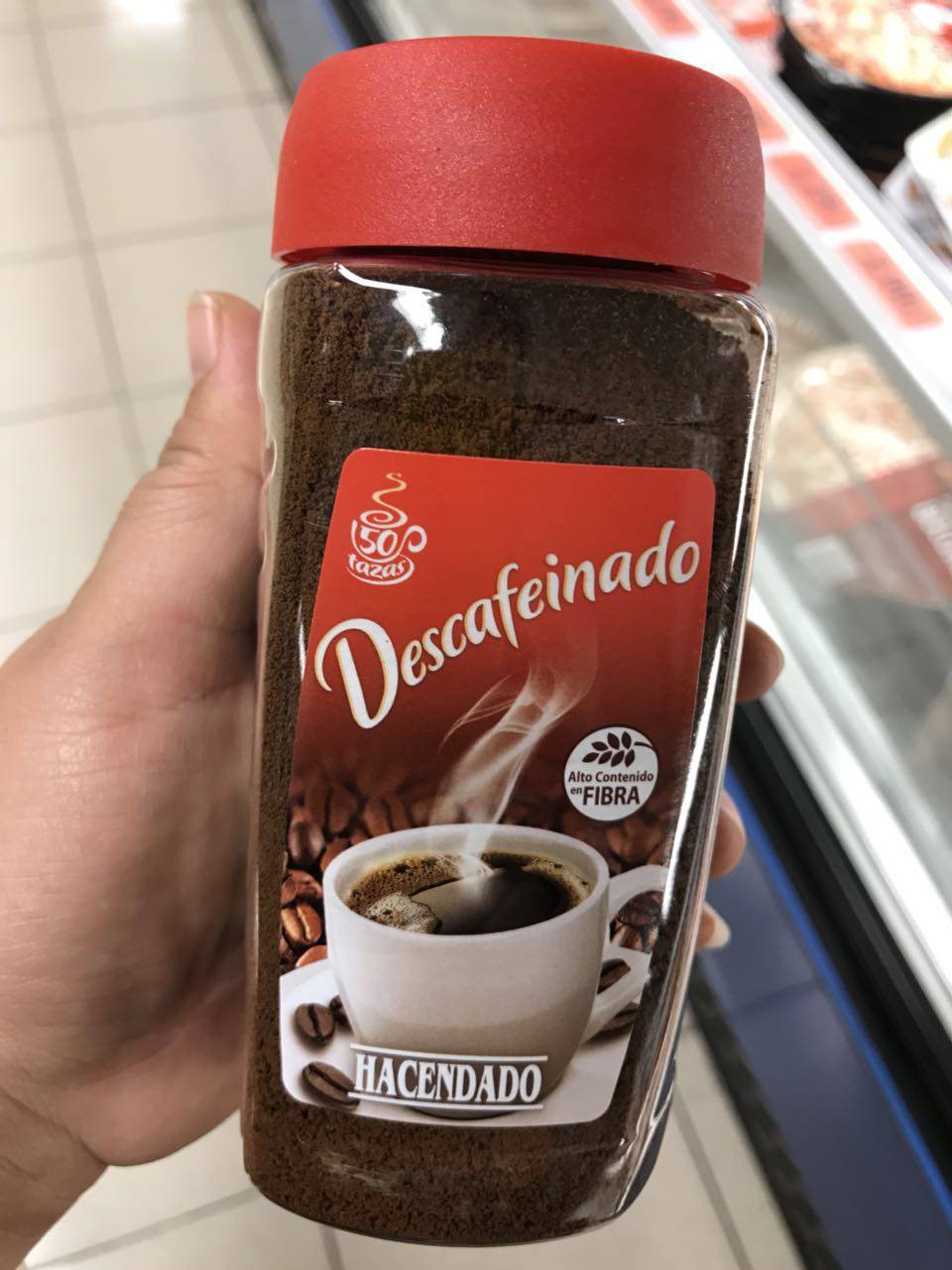 旺购上品 西班牙超市代购  hacendado速溶咖啡有/无咖啡因