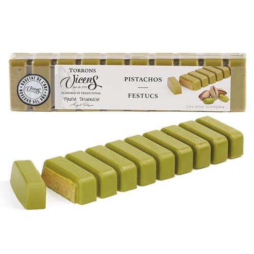 旺购上品西班牙VICENS TURRON 开心果牛轧糖PISTACHO 300克