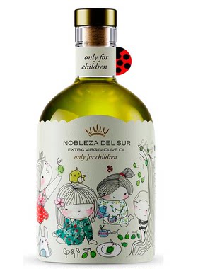 西班牙NOBLEZA DEL SUR儿童专用早摘特级初榨橄榄油高端油250ML