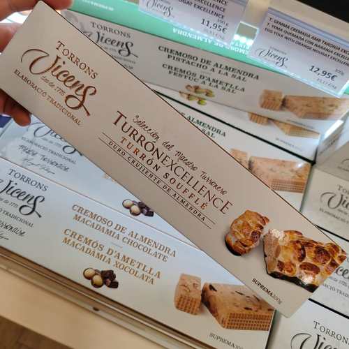 旺购上品西班牙代购VICENS TURRON  SOUFFLE 酥脆牛轧糖300克