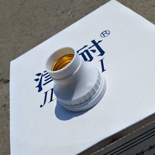 津耐平灯座E27螺口灯头1013胶木阻燃灯口1015铜口圈白罗平JINNAI