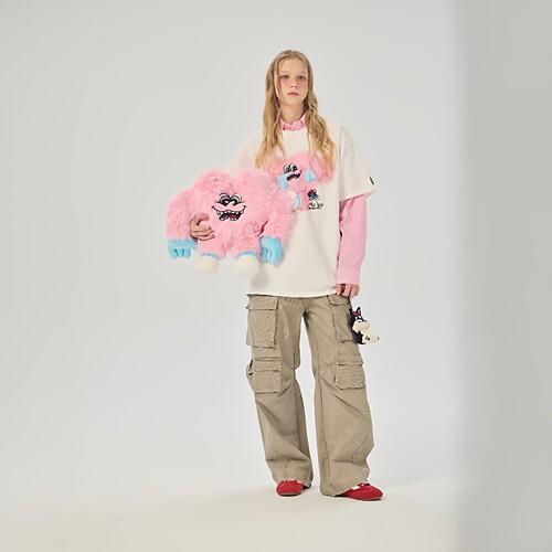 春夏小怪兽32支纯棉穆尔T恤