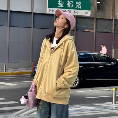 AIMEEWQ冬季连帽单面绒外套