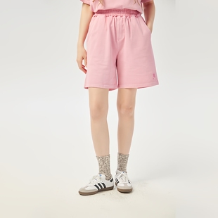 AIMEEWQ25新款 AMS0561 小怪兽纯棉300克26支双纱穆尔骨头抽绳短裤