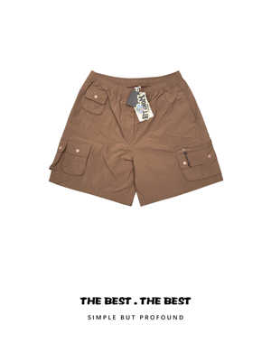 S5096梭织机能新款短裤松紧腰