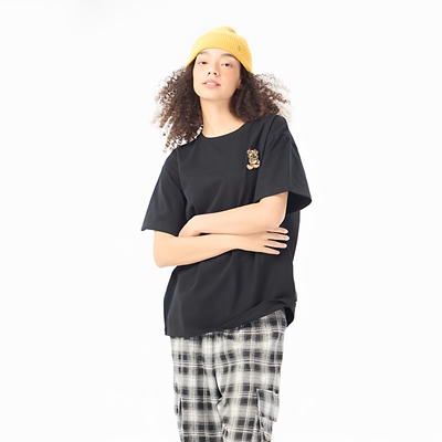 AIMEEWQ小怪兽280克碳素刷毛T恤