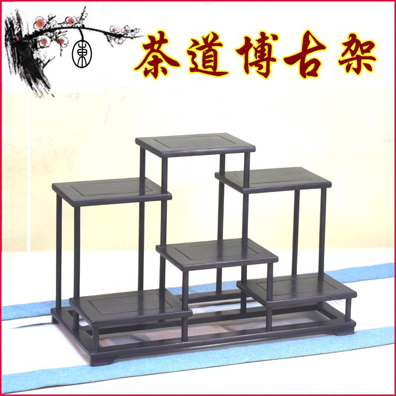 紫光檀老红木大红酸枝博古架