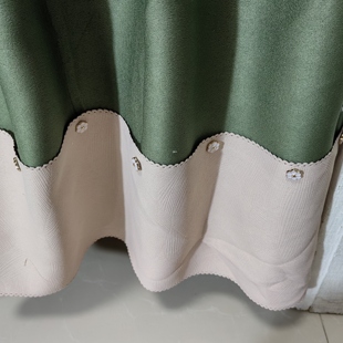 窗帘延长下摆防漏光底部缝隙遮光条简易钉扣不掉客厅卧室阳台