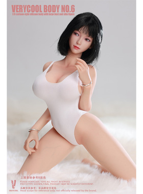 预售定金VERYCOOL 1/6 VCD-06 6号素体 铂金丰满窄肩蜂腰连脚体型