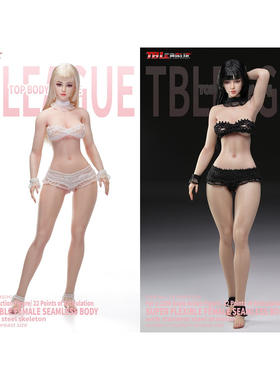 预售定金 TBLeague TB-DD01-02XSH 1/12 女素体 细腰丰臀超可动