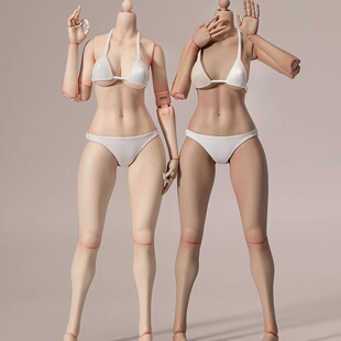 现货 True1Toys 1/6 EC3027&3028 窄肩全可动手关节可动女素体