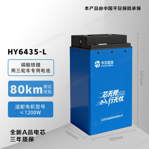 60V30Ah电动车磷酸铁锂电池两轮