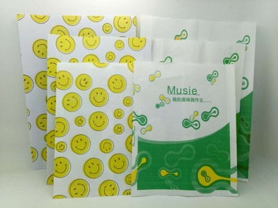 康利源防油纸袋美味袋笑脸袋鸡柳汉堡烧烤通用纸袋/每扎90个
