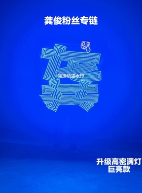 龚俊应援灯牌（限时活动）演唱会音乐节粉丝高密超薄软灯牌定制亮