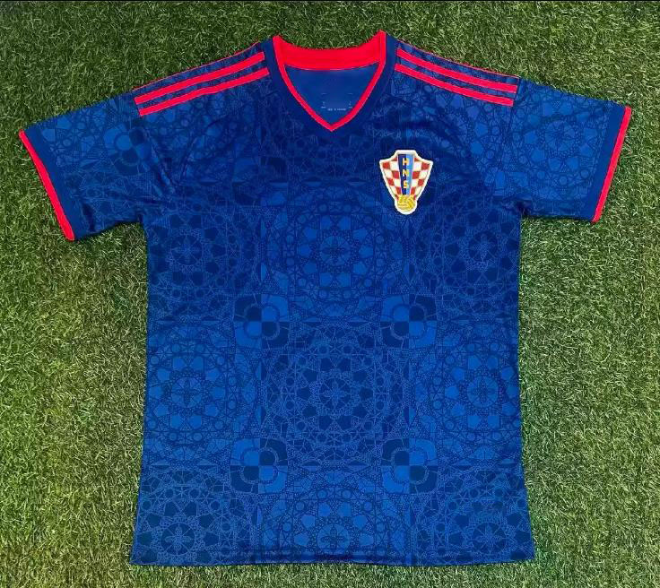 thumbnail for 2627 Croatia national team football uniform new season away jersey 10 Modric male fans Thai version