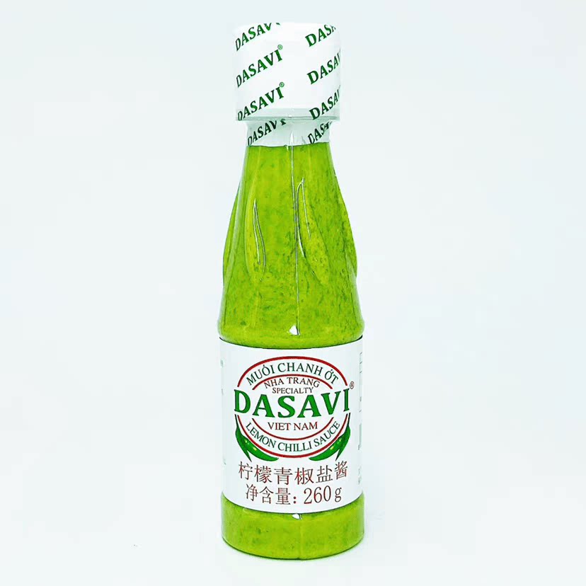 进口青辣椒酱柠檬味DASAVI250克