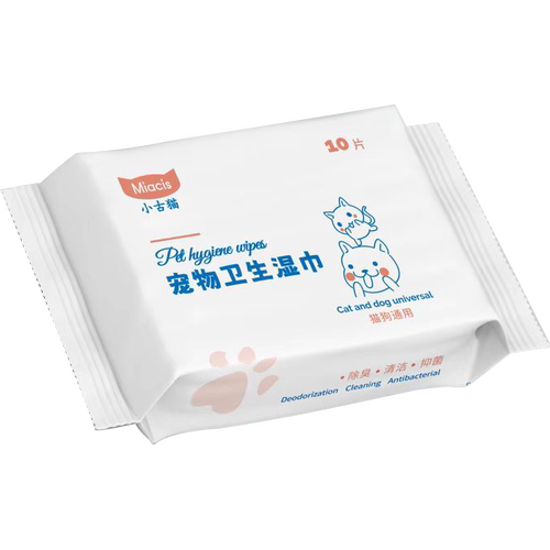 小古猫10抽猫狗清洁湿巾