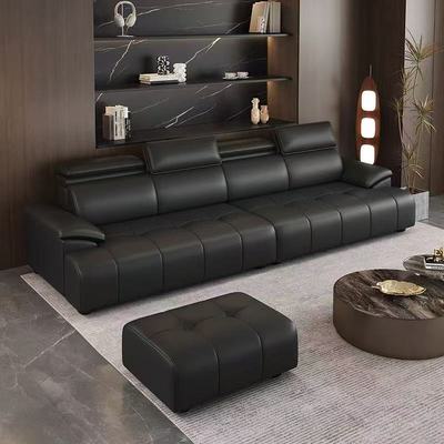 2025新款轻奢意式劳伦斯真皮沙发