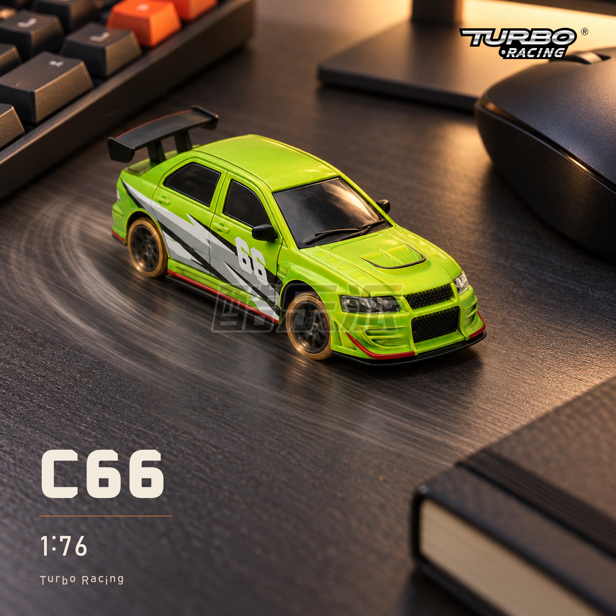 turbo桌面级RC遥控电动漂移车C66