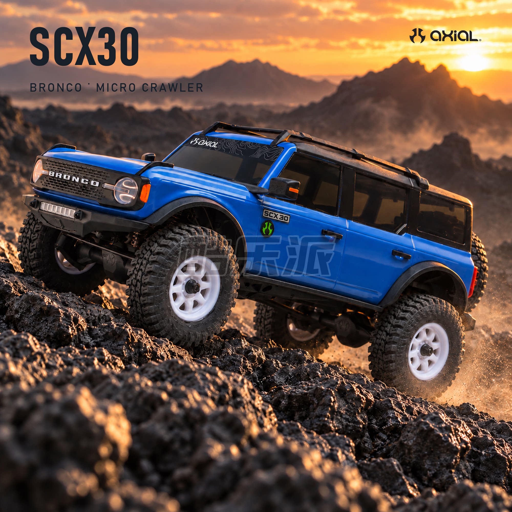 AXIAL1/30SCX30Bronco四驱车