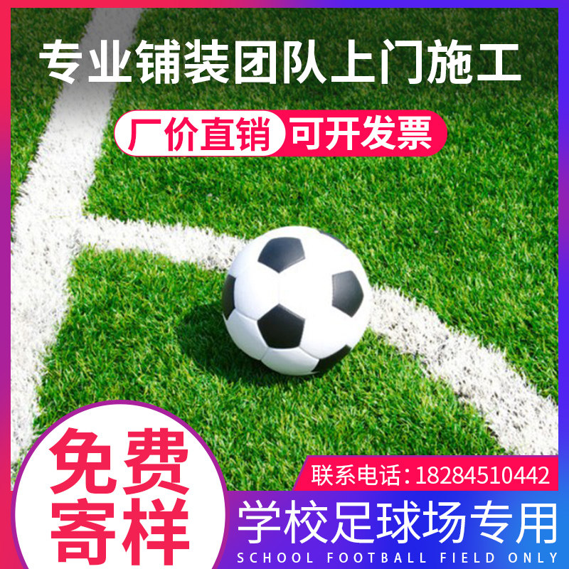 足球场草坪人造仿真草坪专业足球草坪五人制七人室内免填充足球场