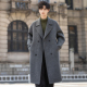 高级感加厚秋冬季 高端牦牛绒大衣男士 双面呢子外套中长款 羊毛风衣
