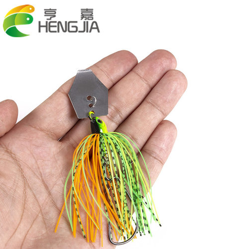 HENGJIA亨嘉 路亚饵亮片 胡须佬10cm11g旋转型防挂底热销真鱼饵