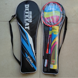 帝弗特铁合金一体羽毛球拍套装成人学生运动休闲耐打活力成品拍子