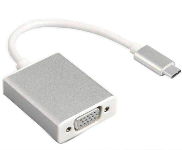 macbook转接头type-c转vga视频连接线接头投影仪转换器电视苹果