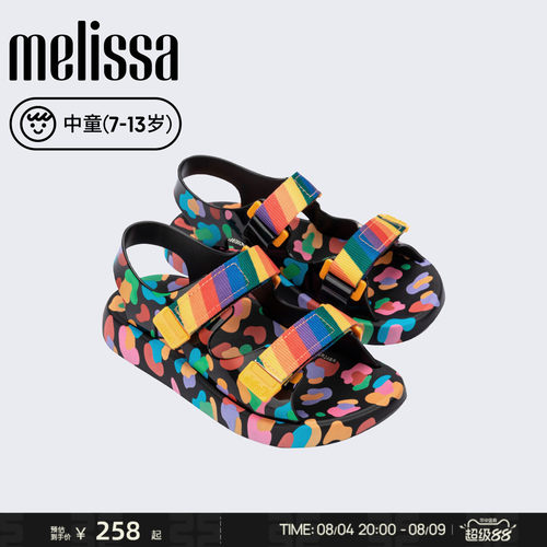 Melissa/梅丽莎中童卡通印花日常户外休闲运动凉鞋35916