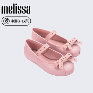 Melissa/梅丽莎26年新品亲子中童蝴蝶结芭蕾鞋日常儿童单鞋37837