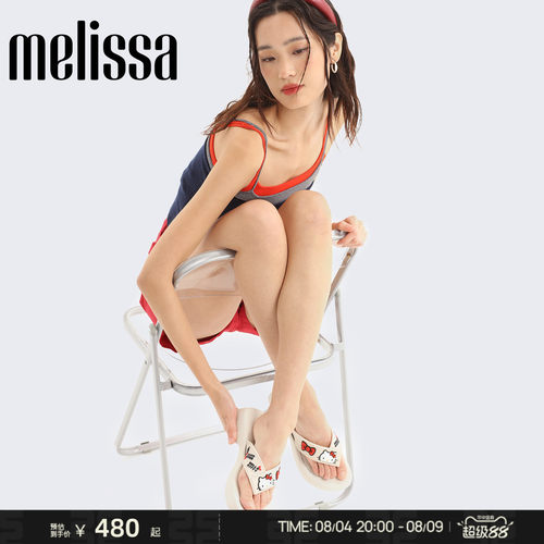 Melissa/梅丽莎2026新款三丽鸥HELLO KITTY联名女士人字拖鞋37992