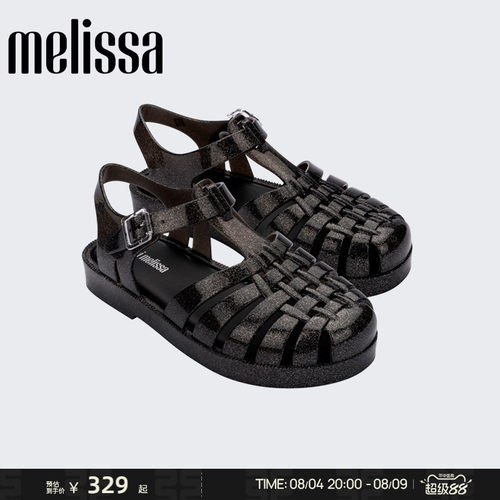 编织包头凉鞋Melissa时尚