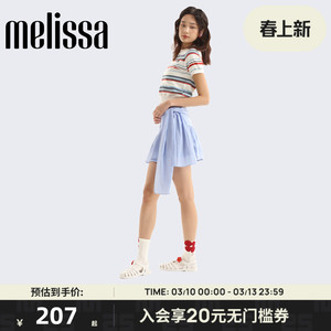 Melissa梅丽莎新款女夏季外穿果冻罗马鞋超好看包头通勤凉鞋32408