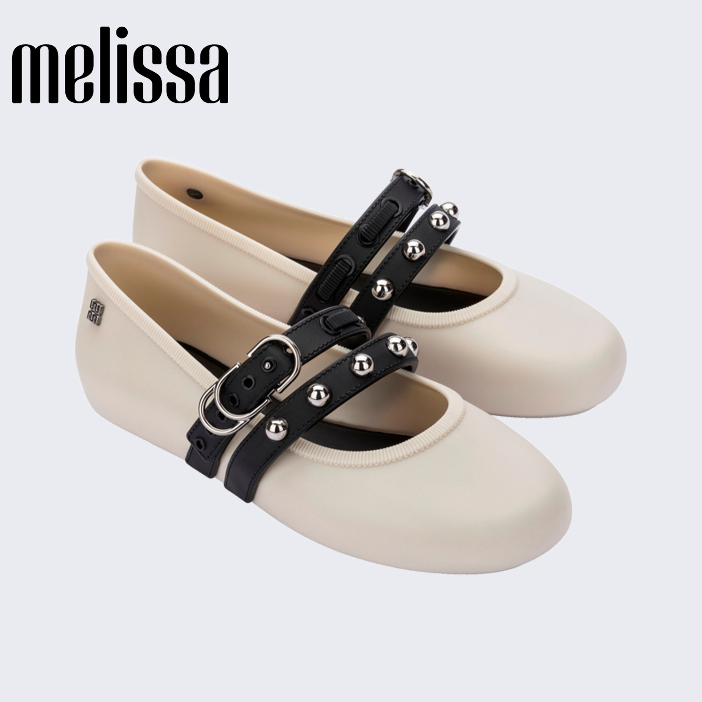 Melissa/梅丽莎26春新款女朋克芭蕾鞋铆钉时尚玛丽珍单鞋3