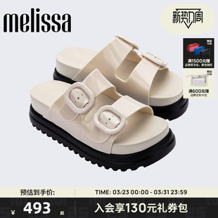 勃肯休闲外穿拖鞋 COZY女小可厚底拖鞋 36158 款 Melissa梅丽莎春季