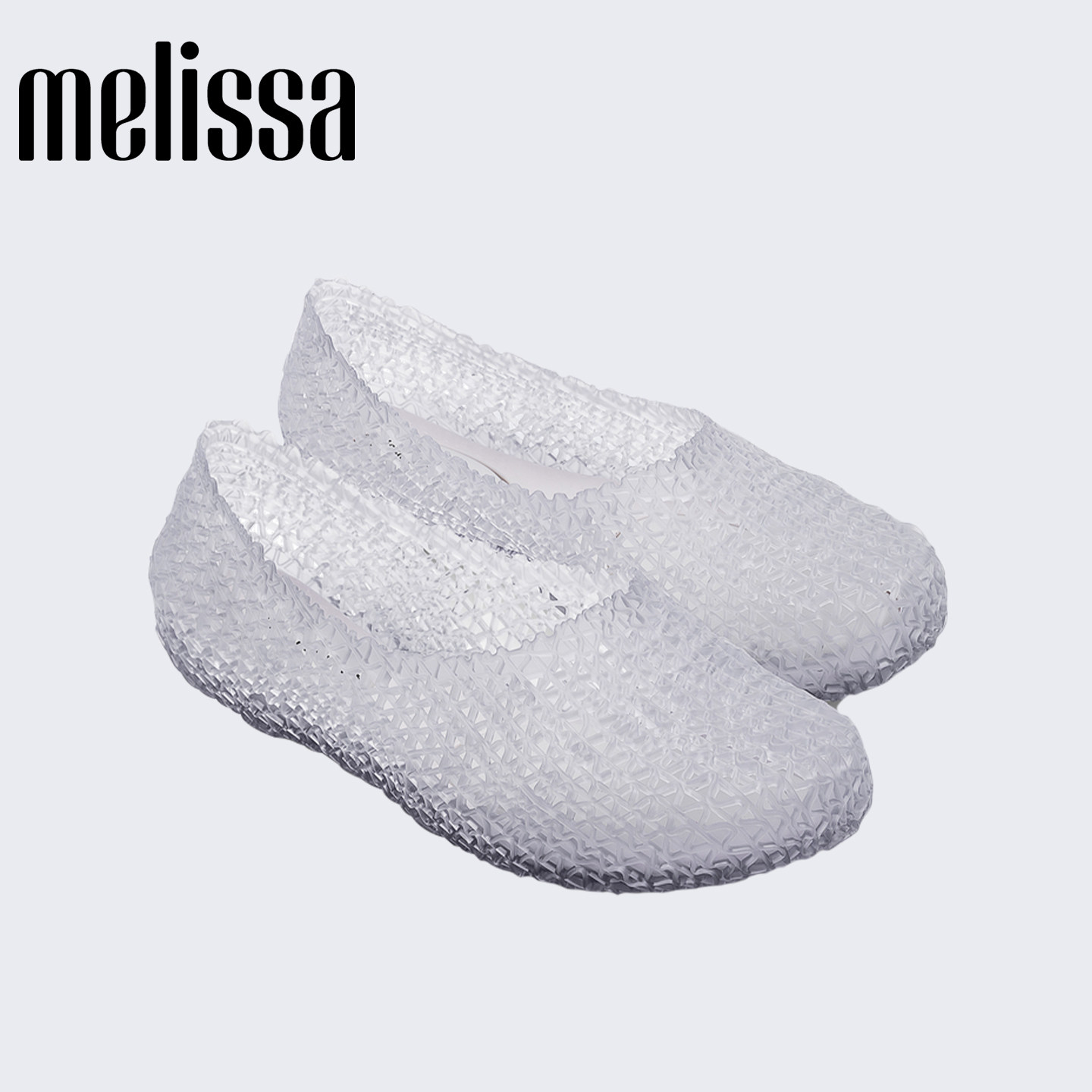 Melissa/梅丽莎26新品女士编织镂空鸟巢休闲外穿果冻芭蕾鞋38103