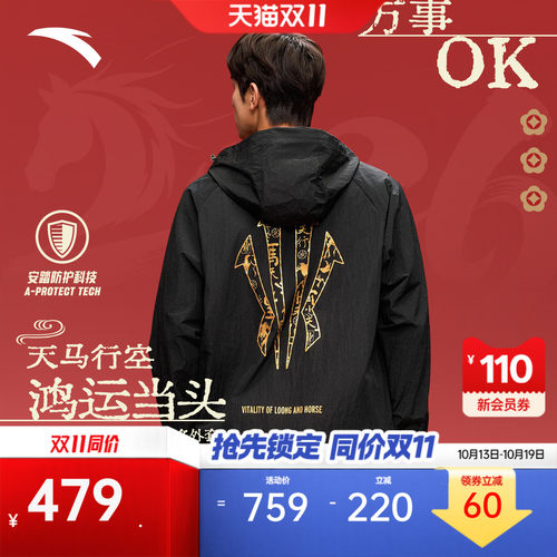 安踏×徐悲鸿奔马图联名外套