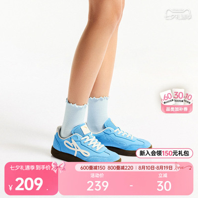 安踏雀跃曼舞丨芭蕾风经典薄底德训女T头鞋百搭休闲平底舞蹈鞋