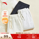 加绒女裤 新款 针织运动裤 安踏奶芙裤 休闲长裤 冬季 宽松束脚裤 卫裤