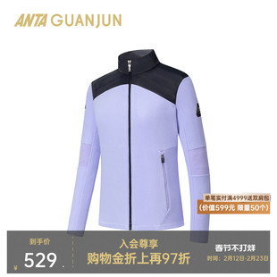 安踏冠军户外滑雪系列 轻暖绒立领外套女款保暖针织外套162540704