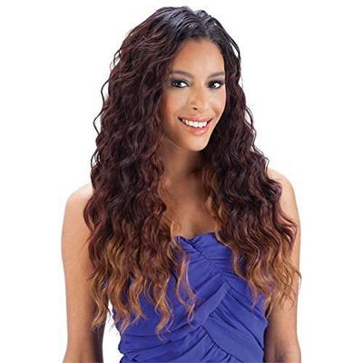 Que MALAYSIAN LOOSE WAVE 7PCS Human Hair Blended Weave (1B O
