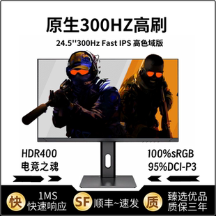 420hz电竞显示器24英寸540hzFastn27寸2K300hz电脑游戏屏幕 300Hz