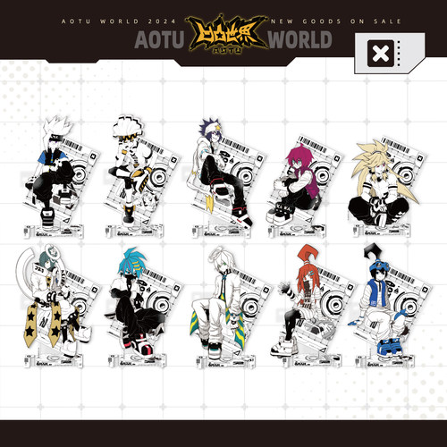 凹凸世界漫画坐姿第二弹桌边立牌