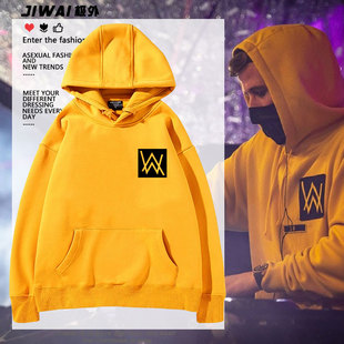 艾伦沃克alanwalker同款 衣服 连帽卫衣faded男女春秋宽松长袖