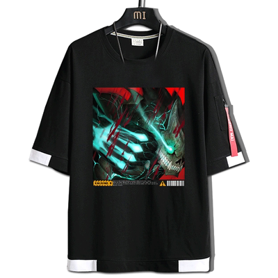 怪兽8号动漫周边同款cos短袖T恤