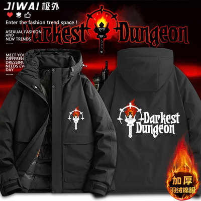 游戏周边Darkest Dungeon暗黑地牢加厚保暖棉服男女冬季棉衣